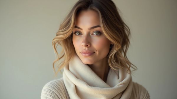 Optez pour le chouchou foulard pour une coiffure élégante